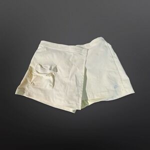 Nike Tech Pack Dri Fit Skort Womens Light‎ Yellow Tennis Golf Athleisure Size L